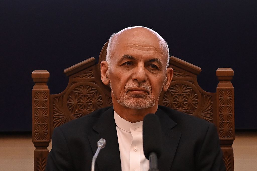 Afghan President Asif Ghani has sought refuge in the United Arab Emirates