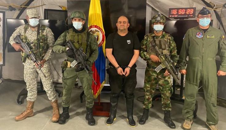 Colombia's drug lords fall into the net: 500 troops broke through eight layers of defense forces to round up the scene of the capture exposure