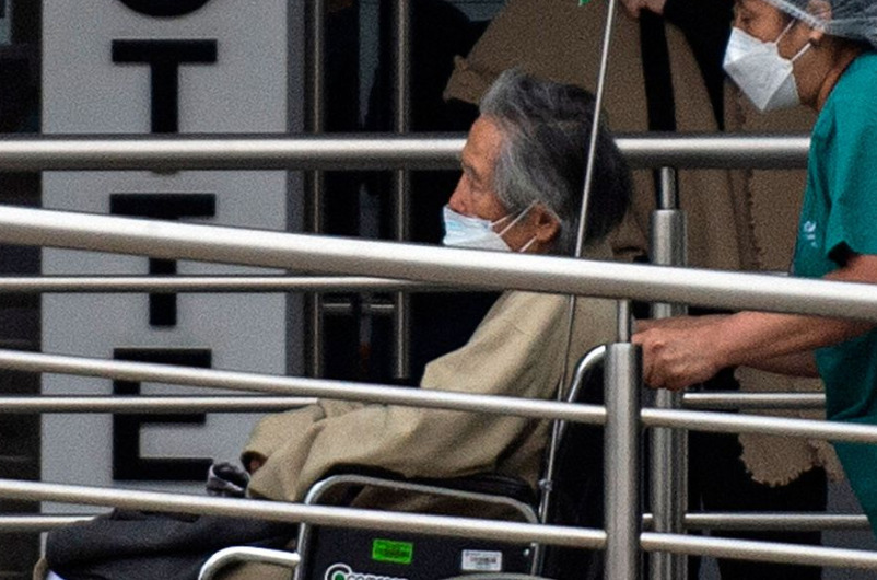 Peru's former president Alberto Fujimori underwent heart stent surgery for a sudden heart attack