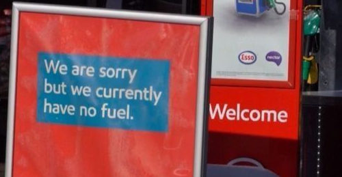 Encountering the oil shortage! fuel shortages could lead to 'most expensive winter' for britons